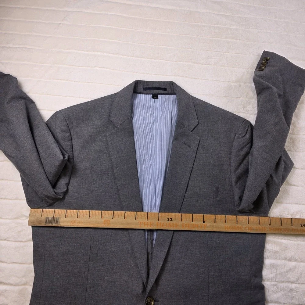J‎ Crew Ludlow Jacket Mens 40R Gray BlazerSport Coat Classic Preppy Office